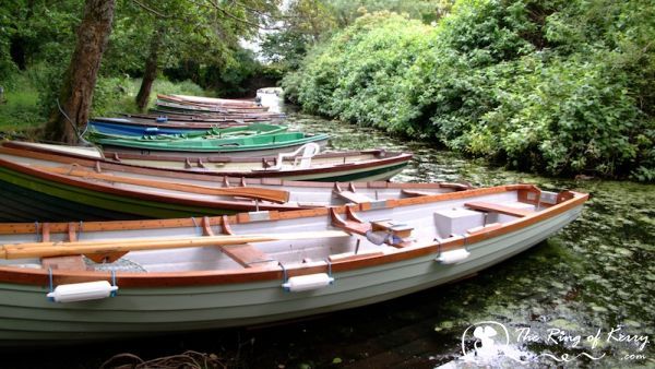The Ring of Kerry, Boats at Ross Castle The Ring of Kerry, Boats at Ross Castle